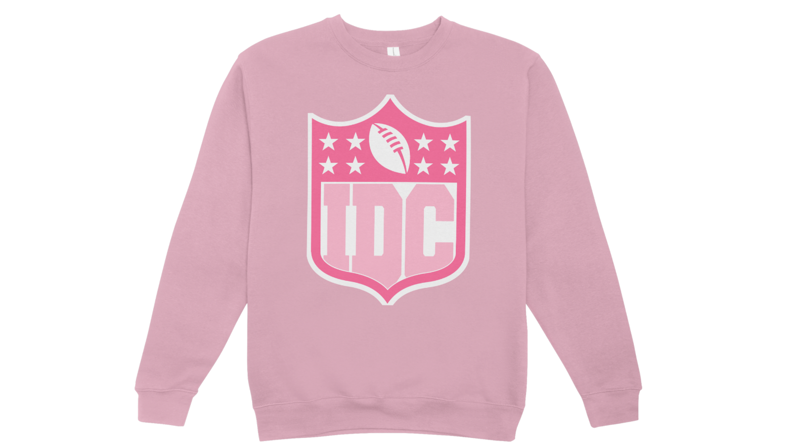 Football Sweatshirt / IDC / Girly football crewneck