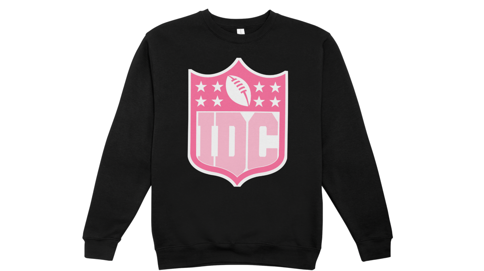 Football Sweatshirt / IDC / Girly football crewneck